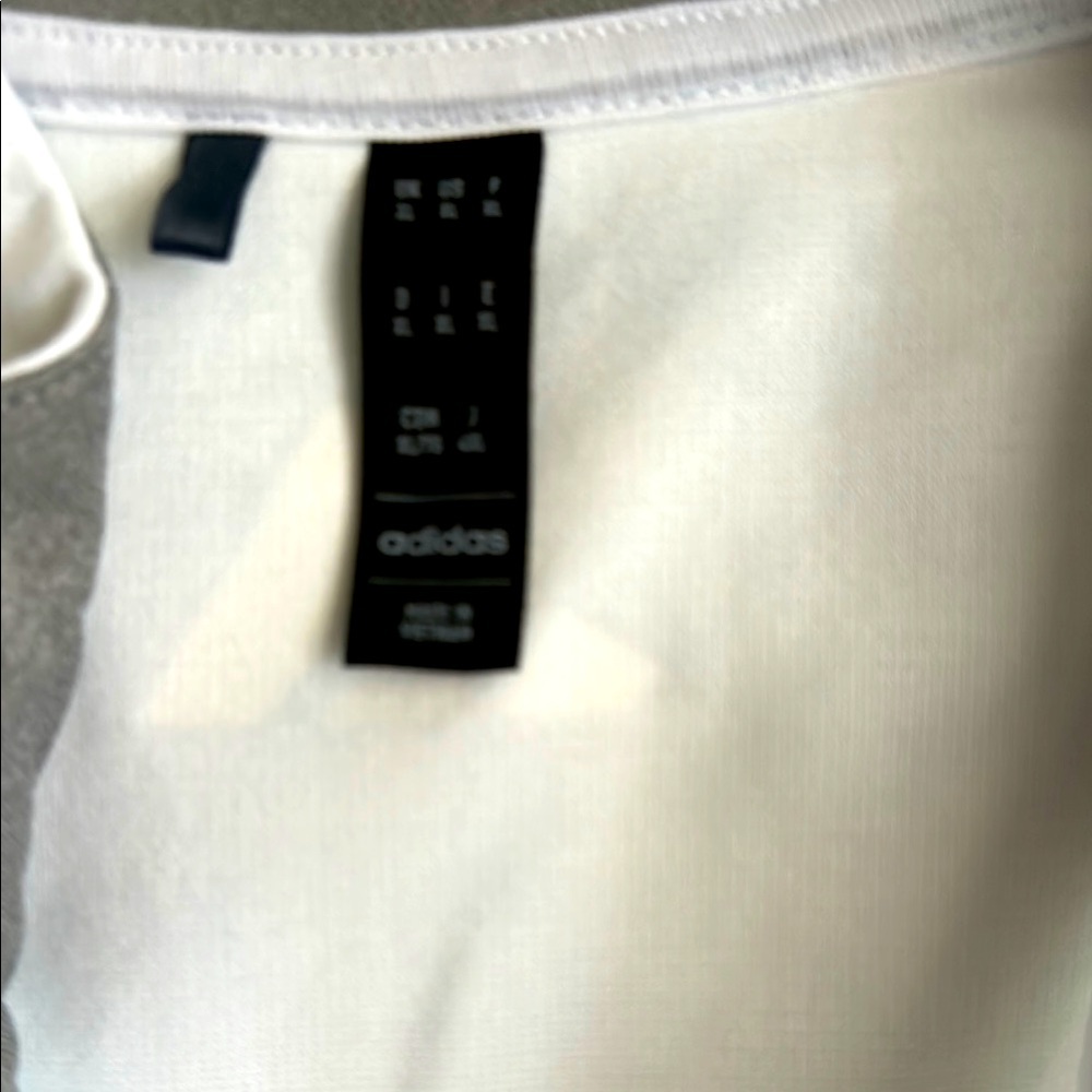 Adidas White and Gray golf vest